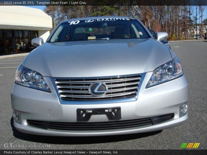 Tungsten Silver Pearl / Light Gray 2010 Lexus ES 350