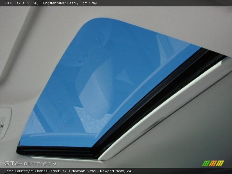Tungsten Silver Pearl / Light Gray 2010 Lexus ES 350