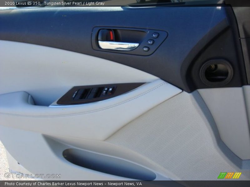 Tungsten Silver Pearl / Light Gray 2010 Lexus ES 350