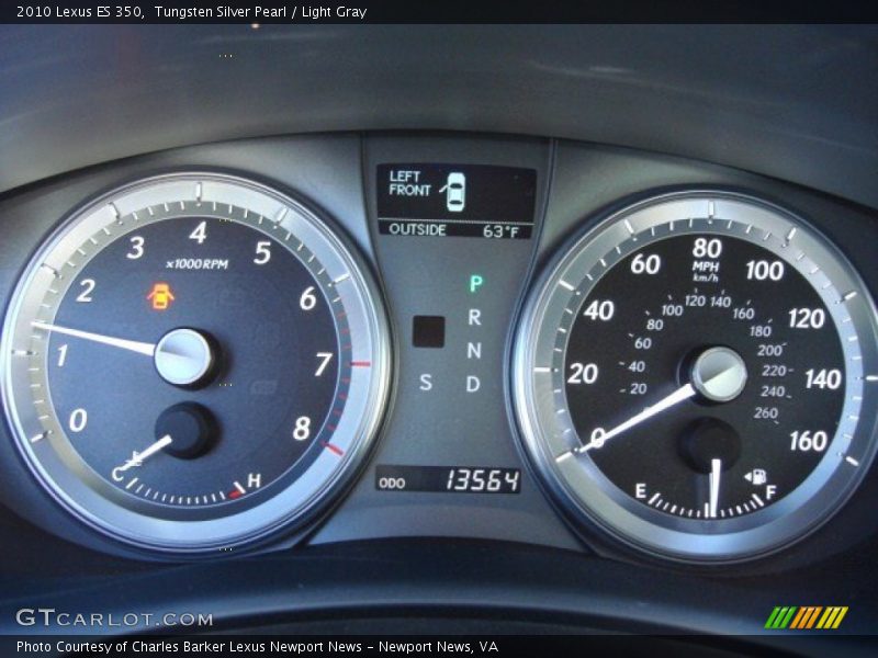 Tungsten Silver Pearl / Light Gray 2010 Lexus ES 350