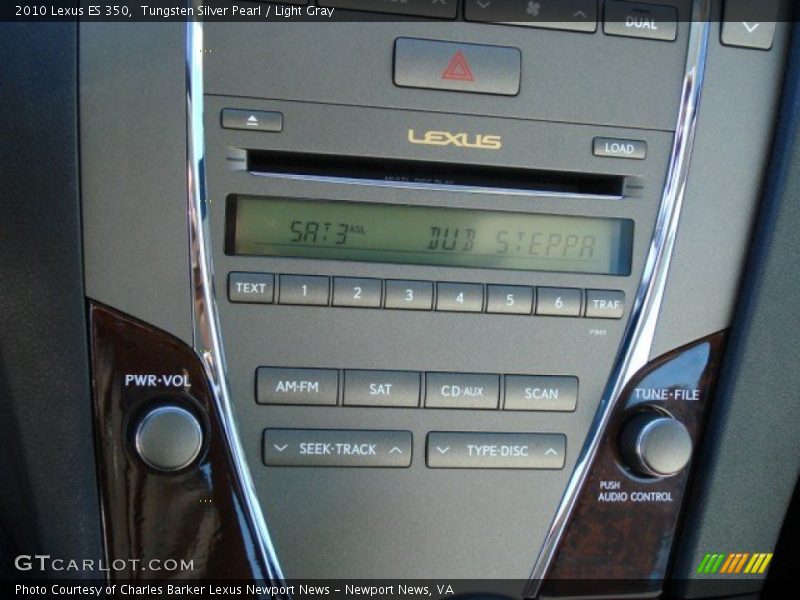 Tungsten Silver Pearl / Light Gray 2010 Lexus ES 350