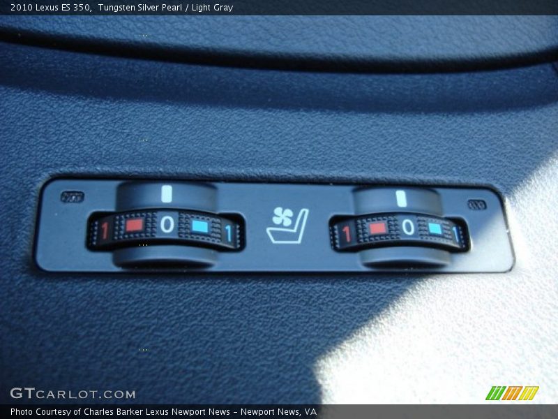 Tungsten Silver Pearl / Light Gray 2010 Lexus ES 350