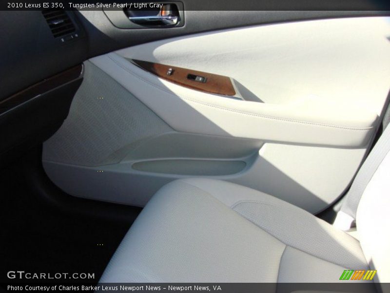Tungsten Silver Pearl / Light Gray 2010 Lexus ES 350