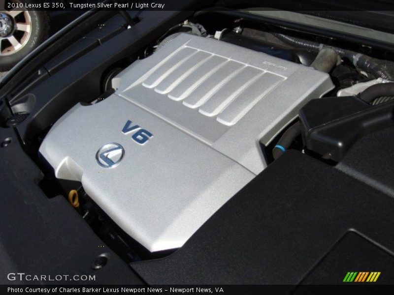 Tungsten Silver Pearl / Light Gray 2010 Lexus ES 350