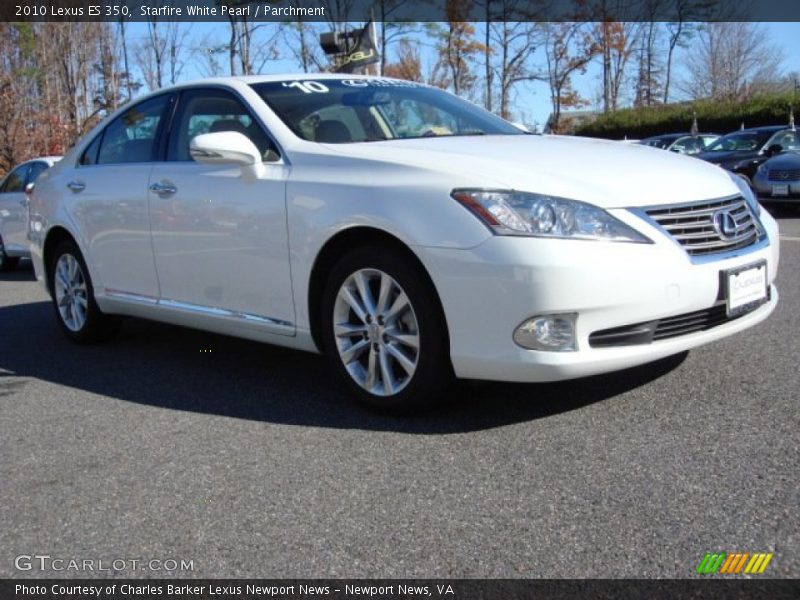 Starfire White Pearl / Parchment 2010 Lexus ES 350