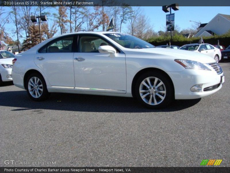 Starfire White Pearl / Parchment 2010 Lexus ES 350
