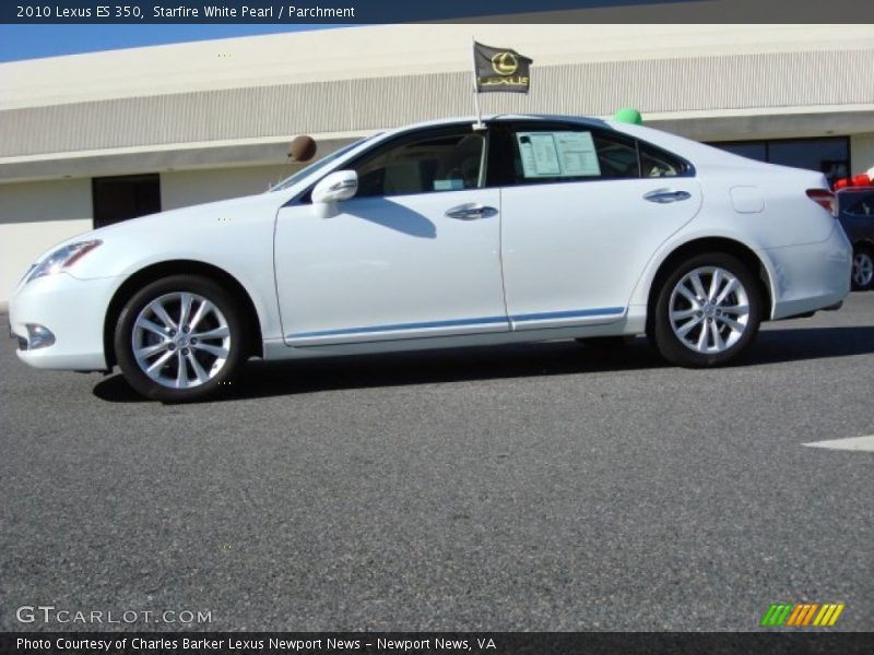 Starfire White Pearl / Parchment 2010 Lexus ES 350