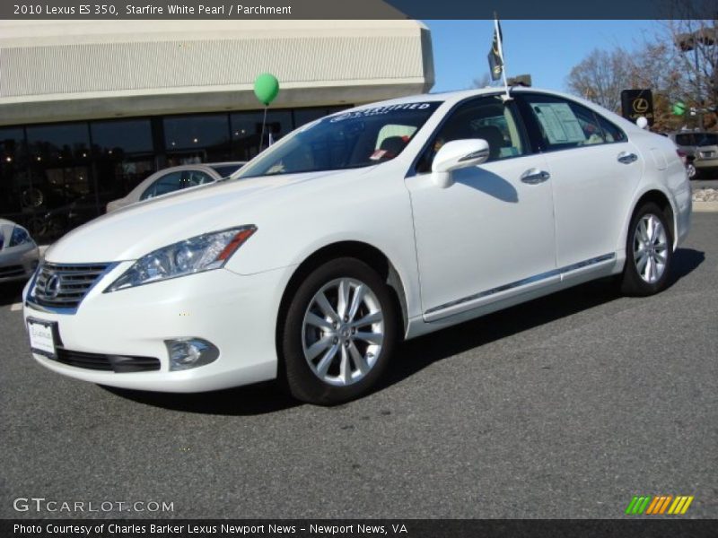 Starfire White Pearl / Parchment 2010 Lexus ES 350