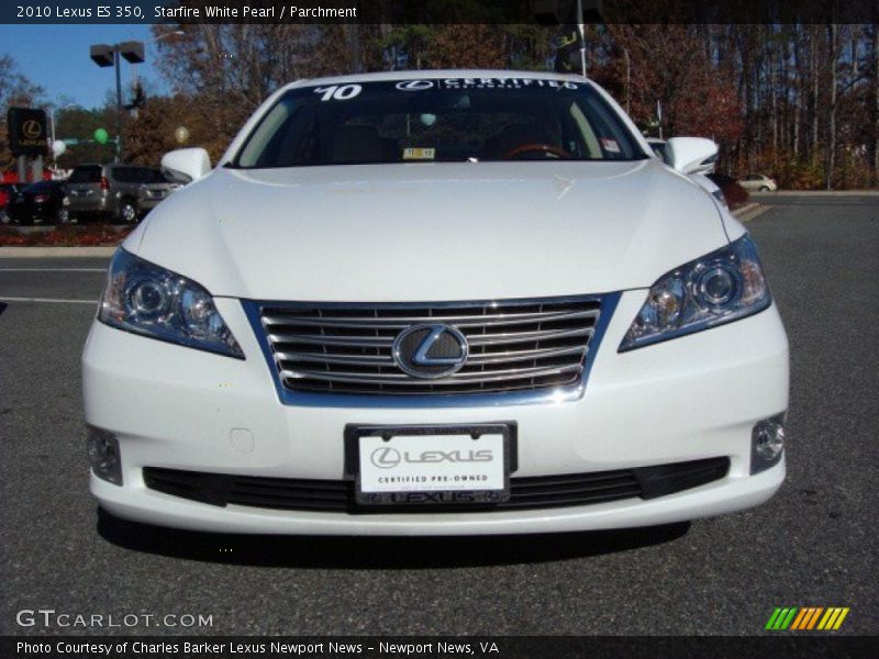 Starfire White Pearl / Parchment 2010 Lexus ES 350