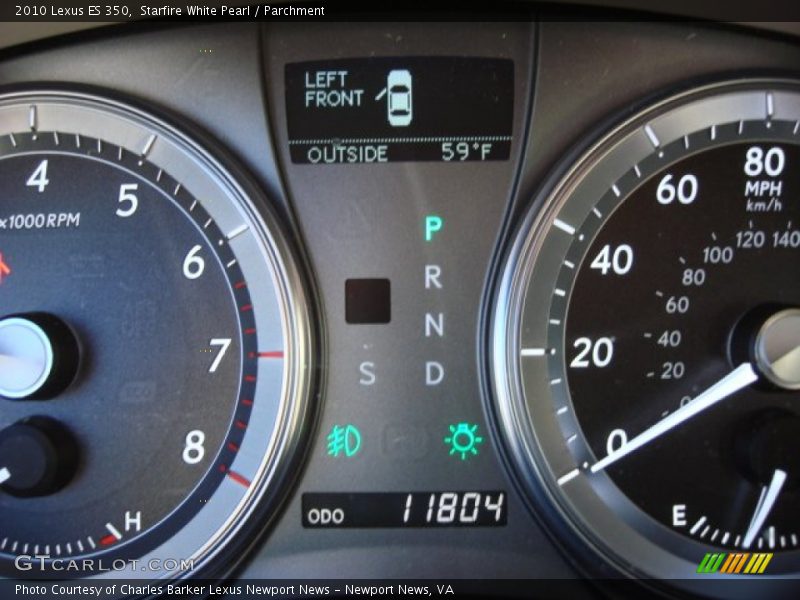 Starfire White Pearl / Parchment 2010 Lexus ES 350