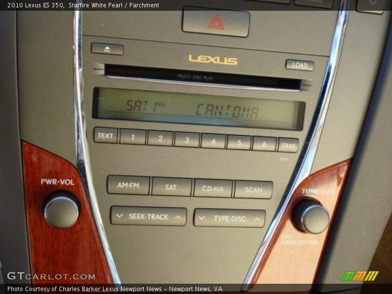 Starfire White Pearl / Parchment 2010 Lexus ES 350