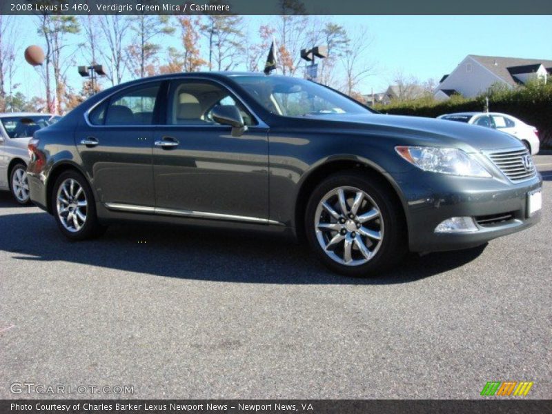Verdigris Green Mica / Cashmere 2008 Lexus LS 460
