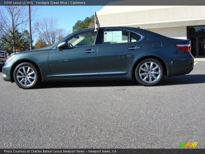 Verdigris Green Mica / Cashmere 2008 Lexus LS 460