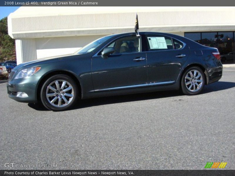Verdigris Green Mica / Cashmere 2008 Lexus LS 460