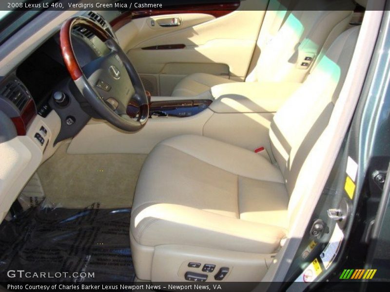 Verdigris Green Mica / Cashmere 2008 Lexus LS 460