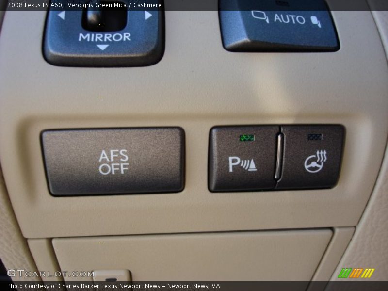 Verdigris Green Mica / Cashmere 2008 Lexus LS 460