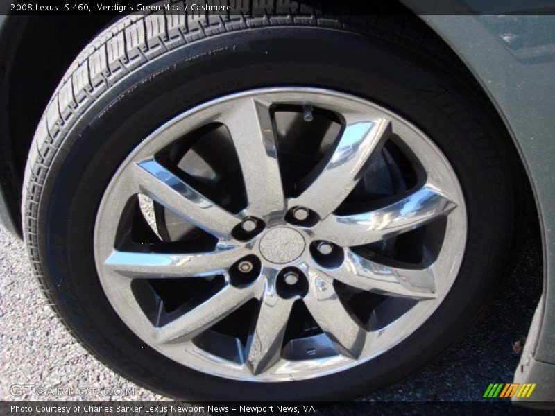 Verdigris Green Mica / Cashmere 2008 Lexus LS 460