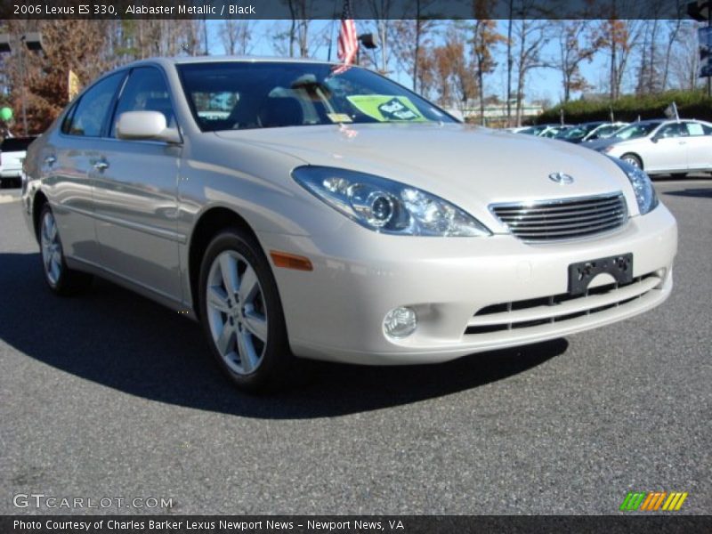 Alabaster Metallic / Black 2006 Lexus ES 330