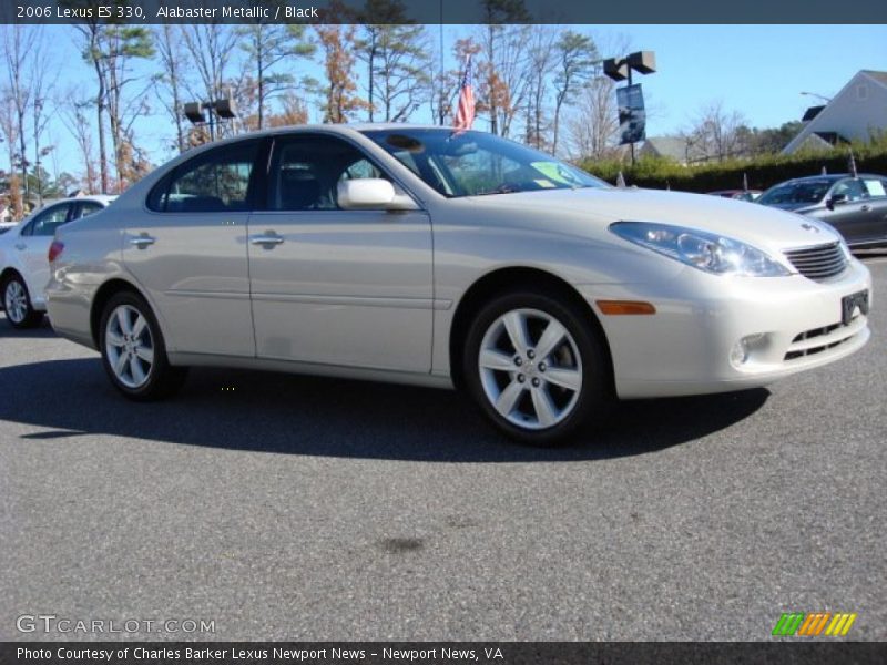 Alabaster Metallic / Black 2006 Lexus ES 330