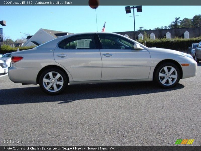 Alabaster Metallic / Black 2006 Lexus ES 330