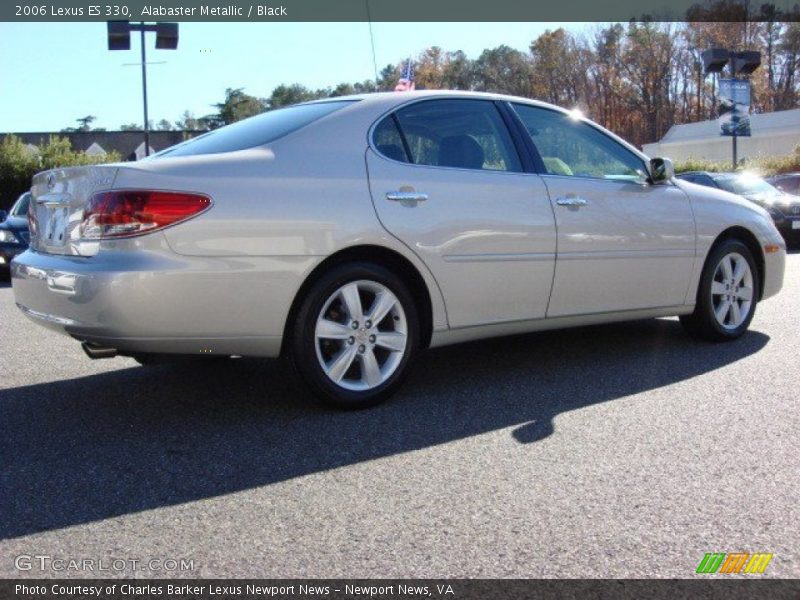 Alabaster Metallic / Black 2006 Lexus ES 330
