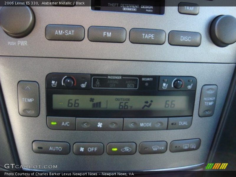 Controls of 2006 ES 330