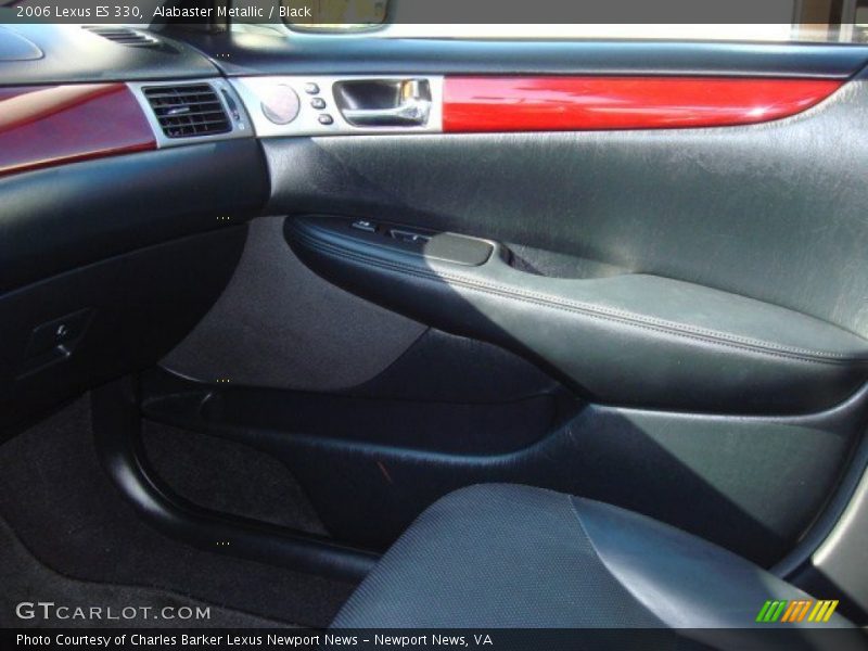 Alabaster Metallic / Black 2006 Lexus ES 330