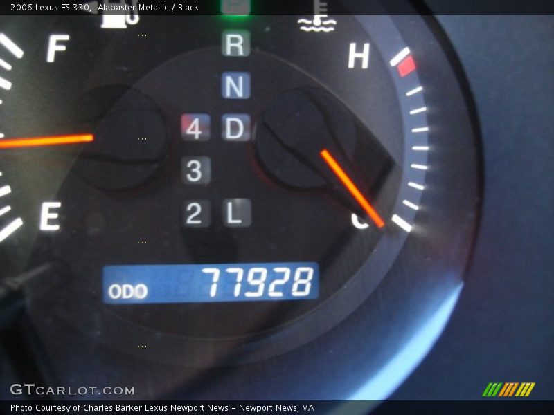 Alabaster Metallic / Black 2006 Lexus ES 330