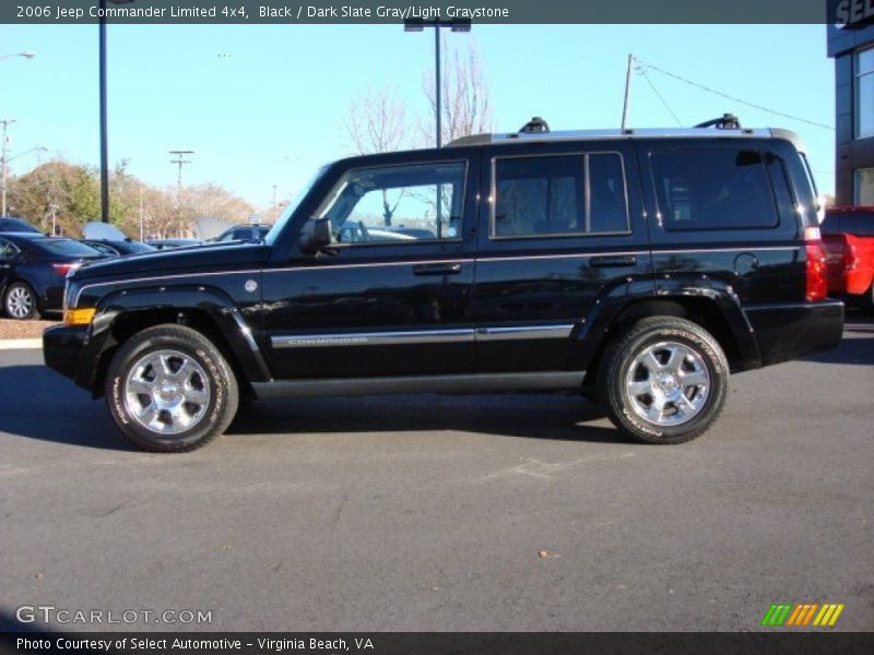 Black / Dark Slate Gray/Light Graystone 2006 Jeep Commander Limited 4x4