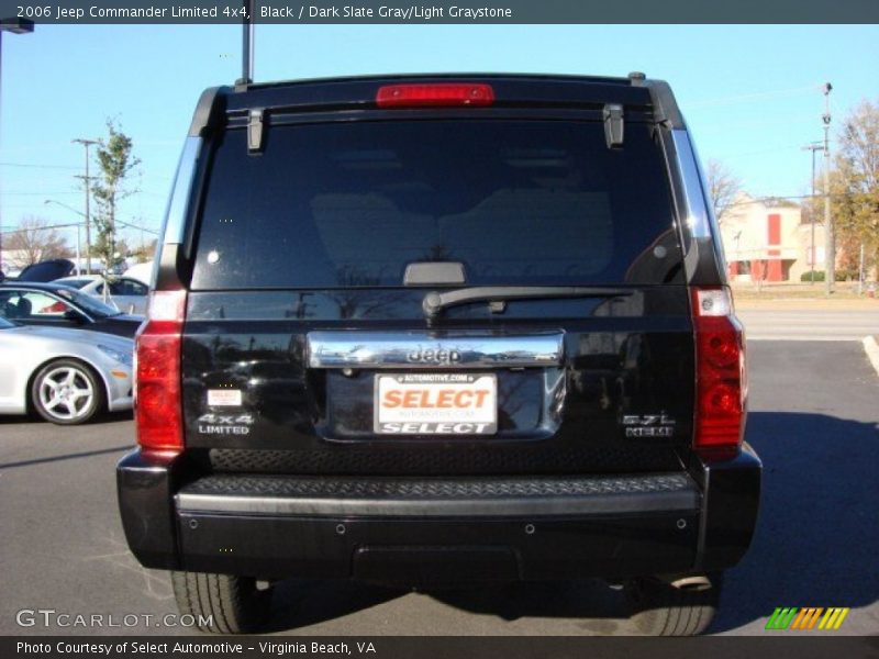 Black / Dark Slate Gray/Light Graystone 2006 Jeep Commander Limited 4x4