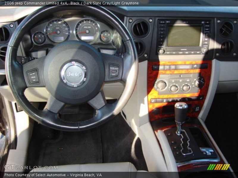 Black / Dark Slate Gray/Light Graystone 2006 Jeep Commander Limited 4x4