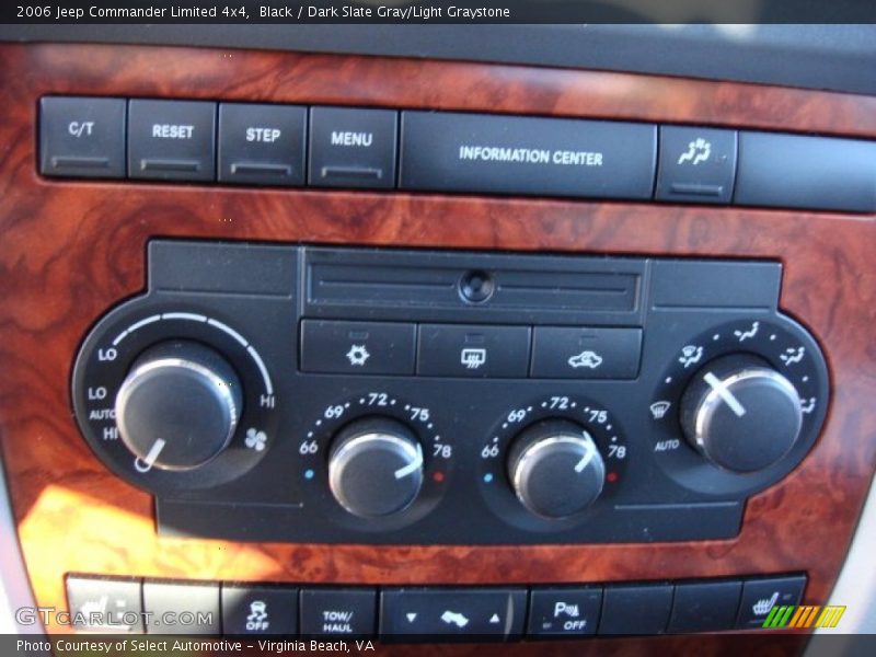 Black / Dark Slate Gray/Light Graystone 2006 Jeep Commander Limited 4x4