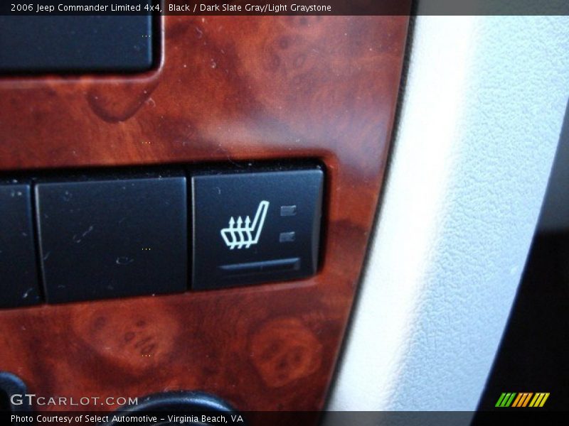 Black / Dark Slate Gray/Light Graystone 2006 Jeep Commander Limited 4x4