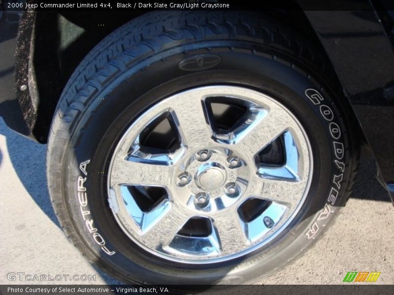 Black / Dark Slate Gray/Light Graystone 2006 Jeep Commander Limited 4x4