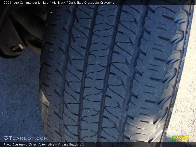 Black / Dark Slate Gray/Light Graystone 2006 Jeep Commander Limited 4x4