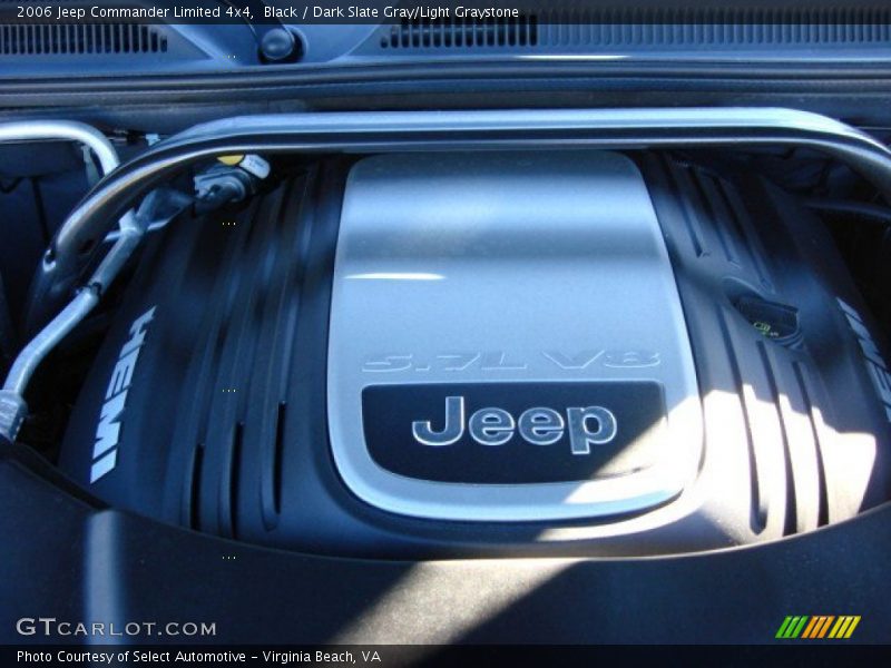 Black / Dark Slate Gray/Light Graystone 2006 Jeep Commander Limited 4x4