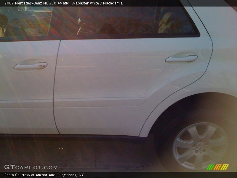 Alabaster White / Macadamia 2007 Mercedes-Benz ML 350 4Matic