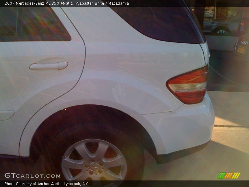 Alabaster White / Macadamia 2007 Mercedes-Benz ML 350 4Matic