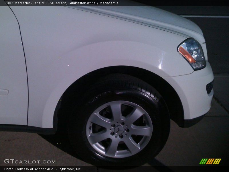 Alabaster White / Macadamia 2007 Mercedes-Benz ML 350 4Matic