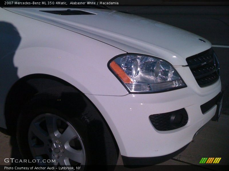 Alabaster White / Macadamia 2007 Mercedes-Benz ML 350 4Matic