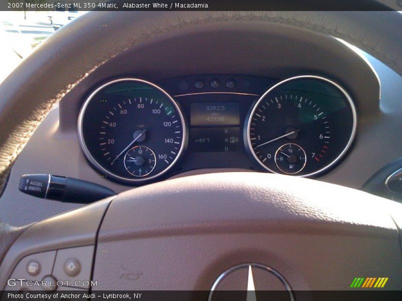 Alabaster White / Macadamia 2007 Mercedes-Benz ML 350 4Matic
