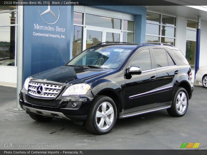 Black / Cashmere 2010 Mercedes-Benz ML 350