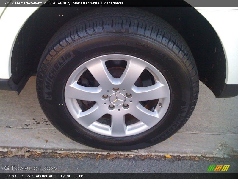 Alabaster White / Macadamia 2007 Mercedes-Benz ML 350 4Matic
