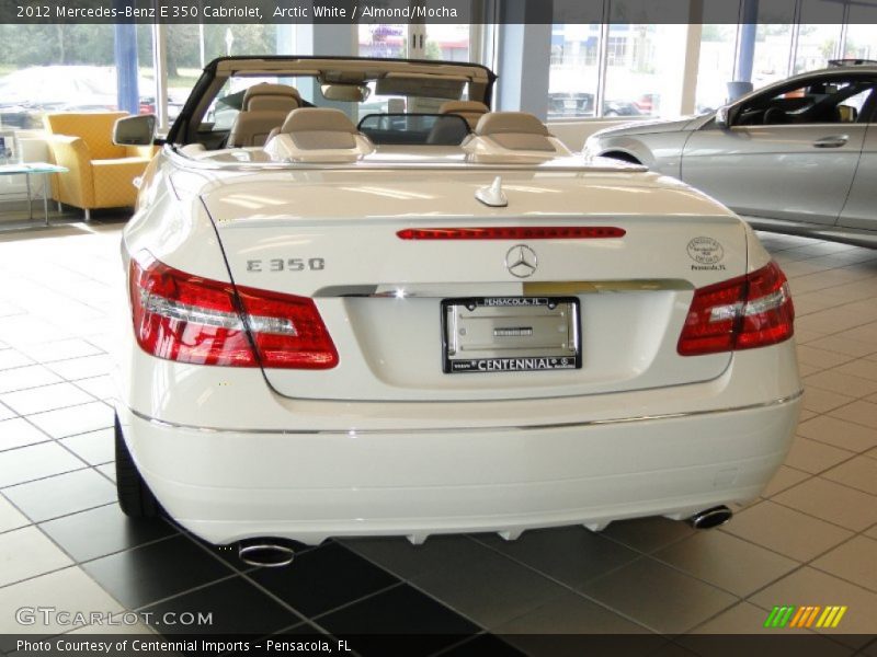 Arctic White / Almond/Mocha 2012 Mercedes-Benz E 350 Cabriolet