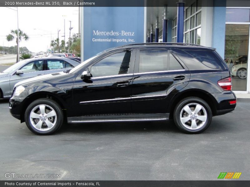 Black / Cashmere 2010 Mercedes-Benz ML 350