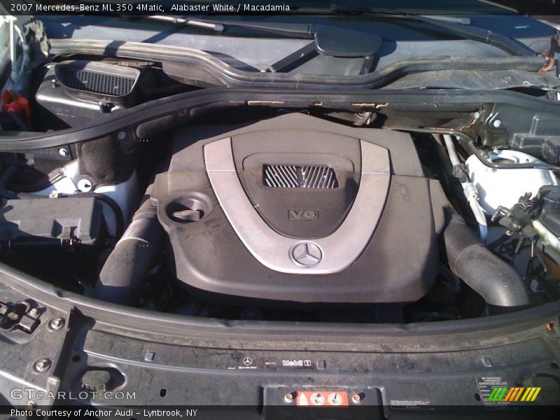 Alabaster White / Macadamia 2007 Mercedes-Benz ML 350 4Matic