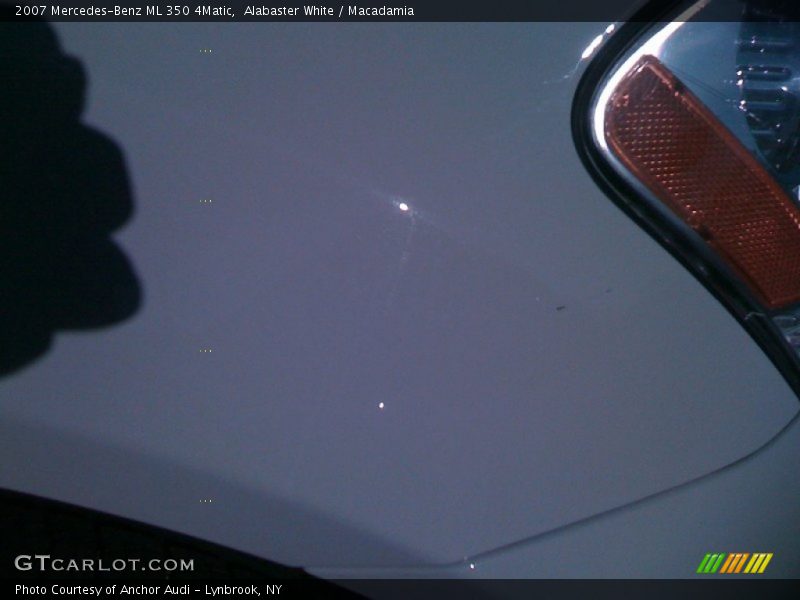 Alabaster White / Macadamia 2007 Mercedes-Benz ML 350 4Matic