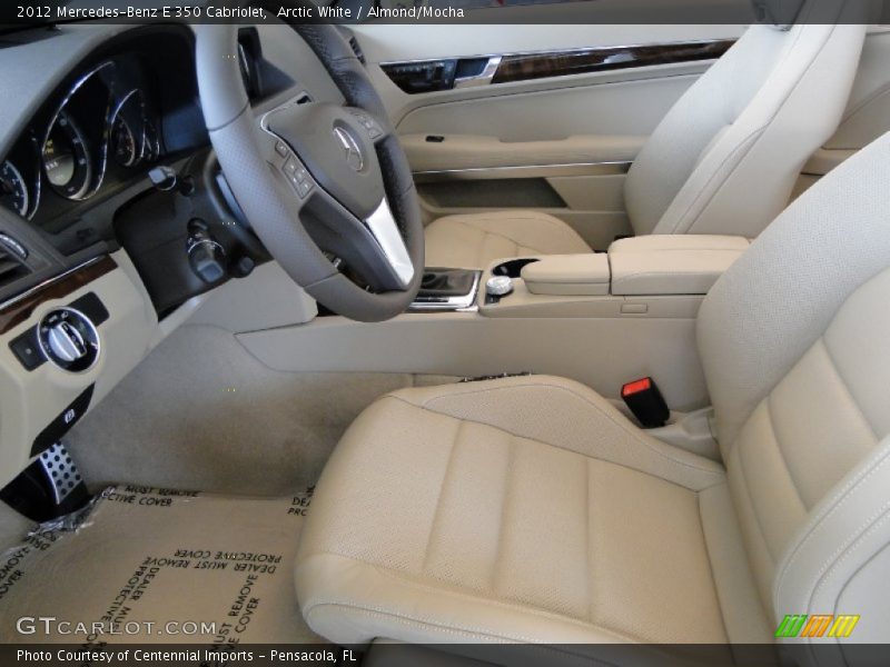 Arctic White / Almond/Mocha 2012 Mercedes-Benz E 350 Cabriolet
