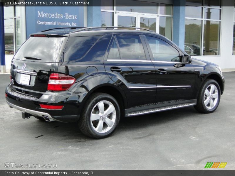 Black / Cashmere 2010 Mercedes-Benz ML 350