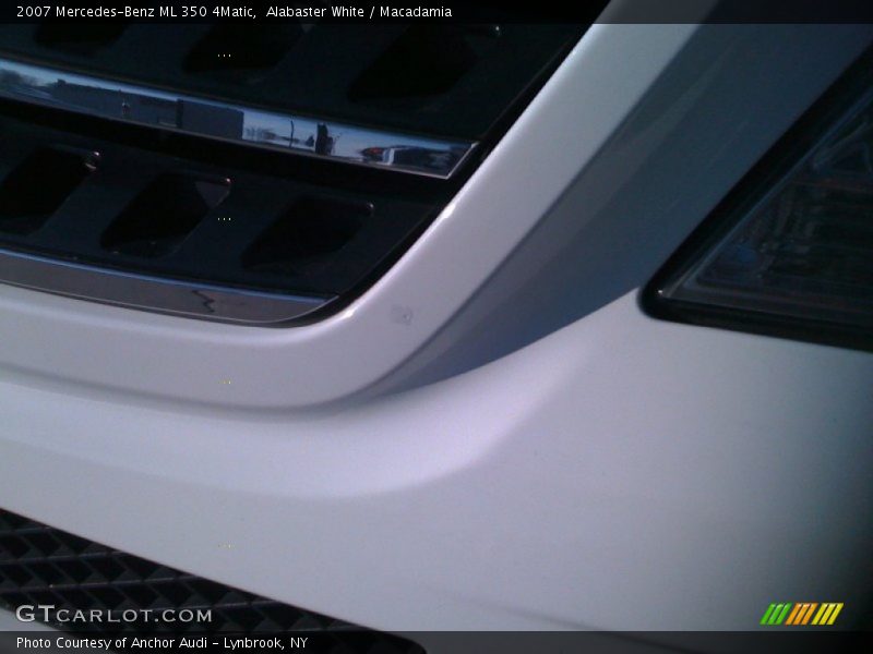 Alabaster White / Macadamia 2007 Mercedes-Benz ML 350 4Matic